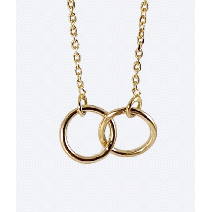 GARGANTILLA CIRCULOS ORO 18 KT