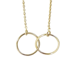 GARGANTILLA CIRCULOS ORO 18 KT
