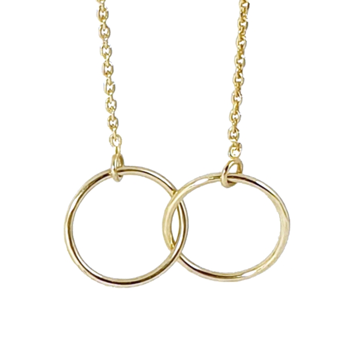 GARGANTILLA CIRCULOS ORO 18 KT