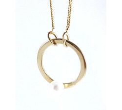 GARGANTILLA  18 KT PERLA