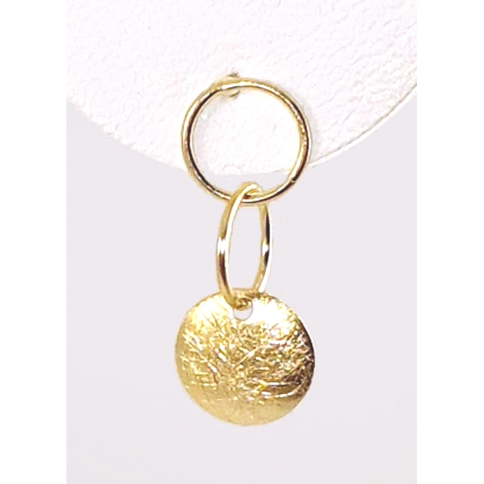 PENDIENTES REDONDO ORO 18 KT