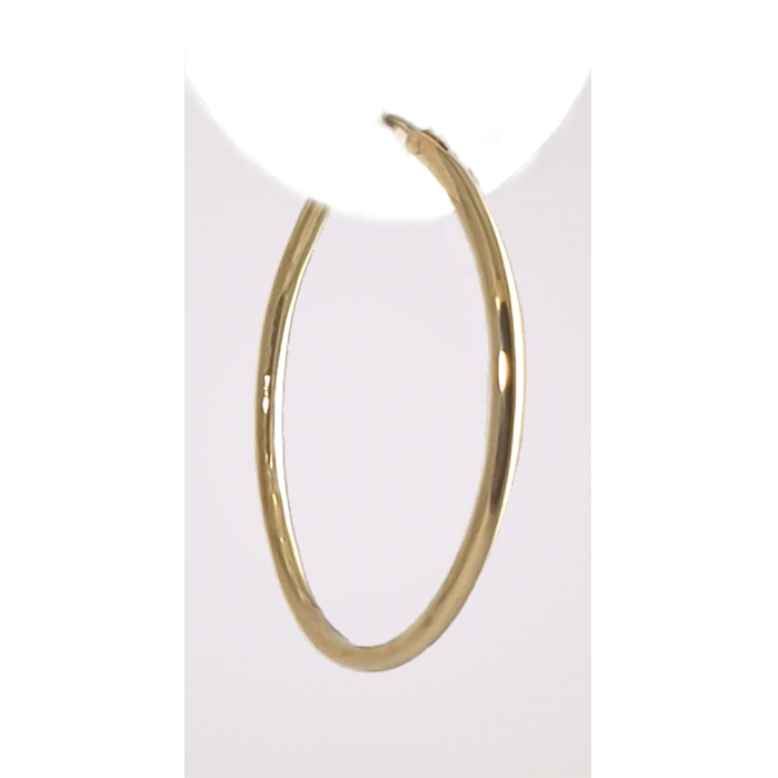 PENDIENTES ARO 18 KT 1.5X30