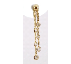PENDIENTES ORO 18 KT CIRCONITAS