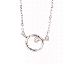 GARGANTILLA ORO 18 KT DIAMANTES 0.01 CT