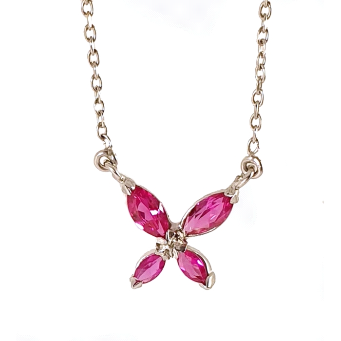 GARGANTILLA MARIPOSA ORO 18 KT COLOR FINO