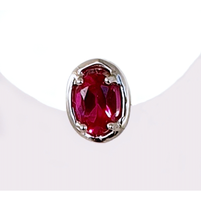 PENDIENTES OVAL 18 KT COLOR FINO