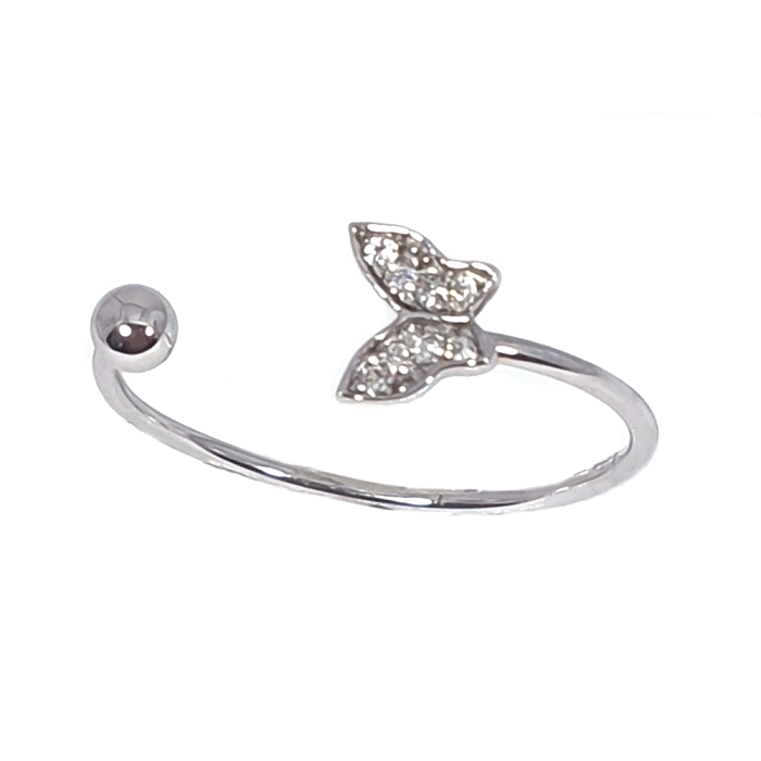 ANILLO MARIPOSA ORO 18 KT DIAMANTES