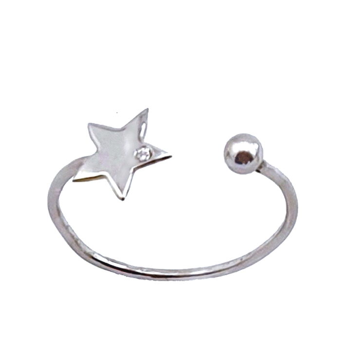 ANILLO ESTRELLA ORO 18 KT DIAMANTE