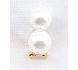 PENDIENTES ORO 18 KT PERLA CULTIVADA