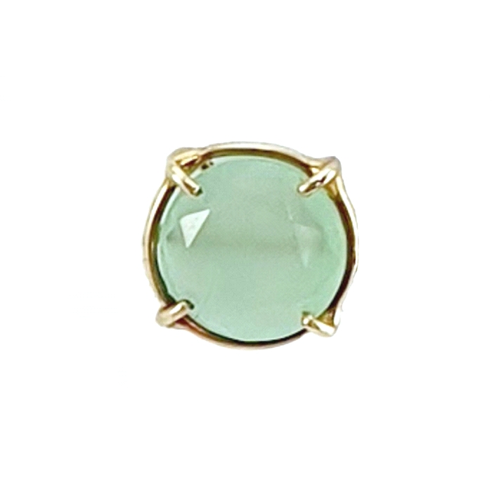 Pendientes redondo oro 18 kt color