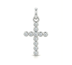 CRUZ  0.055 CT BRILLANTE  ORO 18 KT