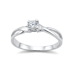SOLITARIO BRILLANTE 0.22 CT