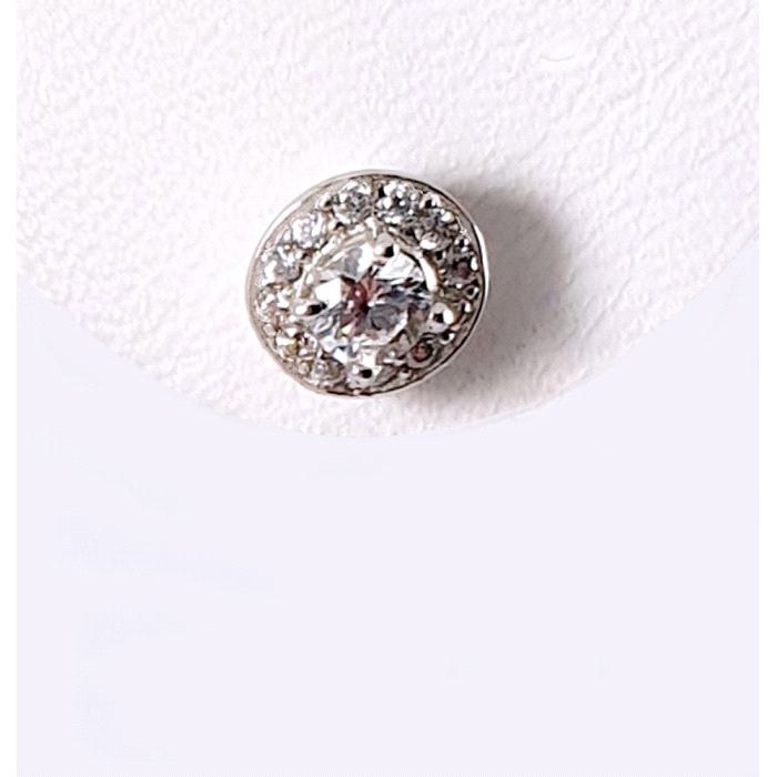 Pendientes oro 18 kt circonitas