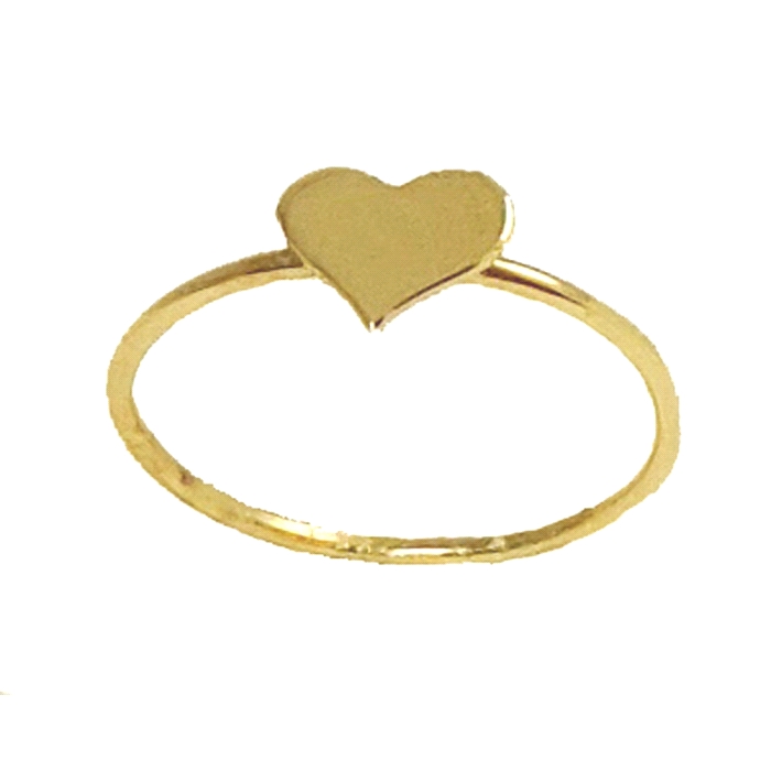 Anillo corazón 18 kt