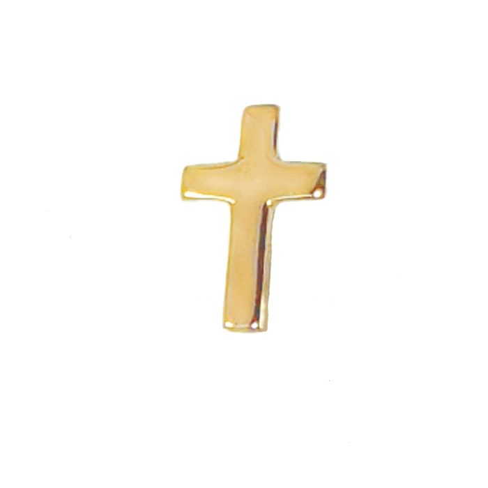 Pendientes cruz oro 18 kt