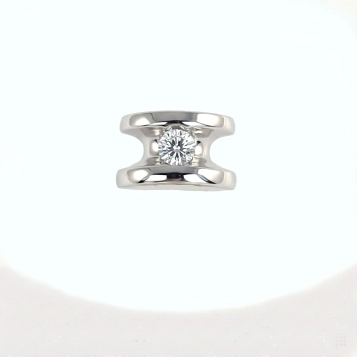 Pendientes mini oro 18 kt diamantes