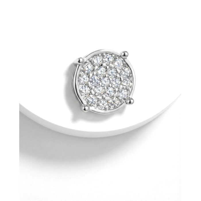 Pendientes oro 18 kt circonitas