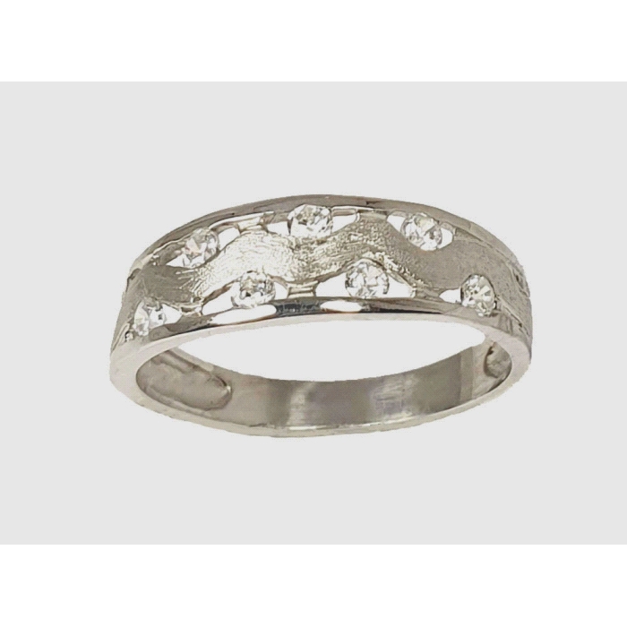 Anillo oro 18 kt circonitas