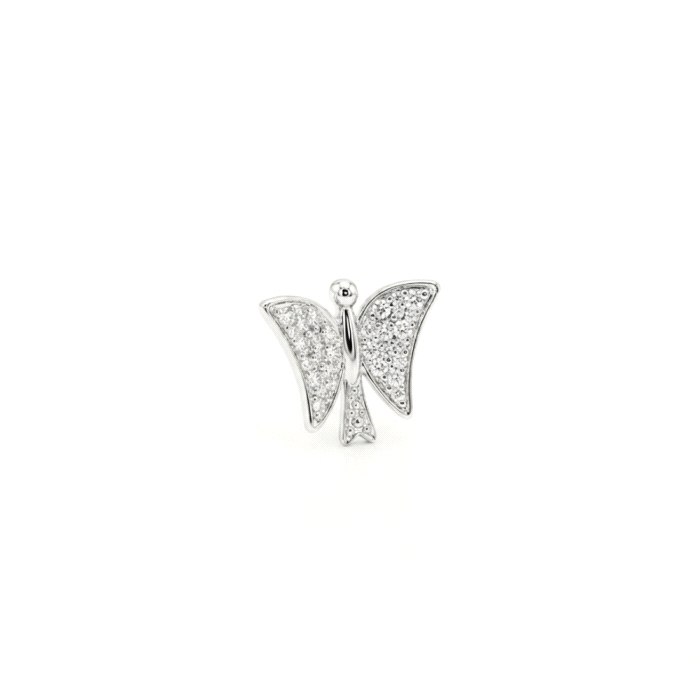 Pendientes mariposa oro 18 kt diamantes