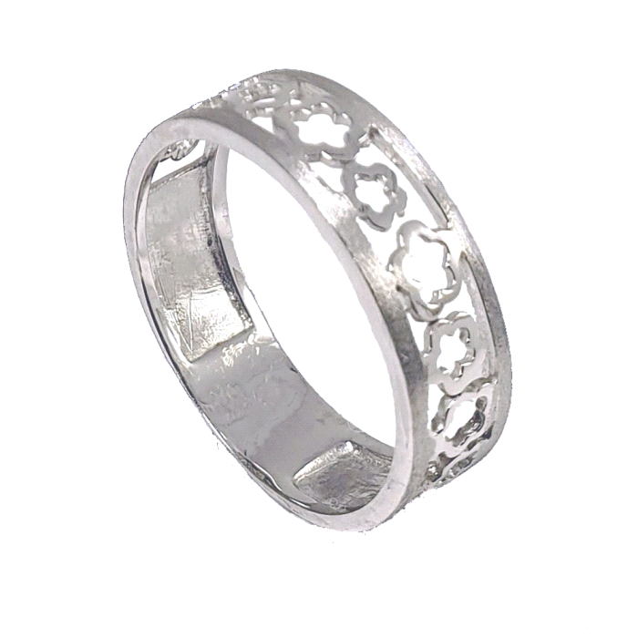 Anillo flores oro 18 kt