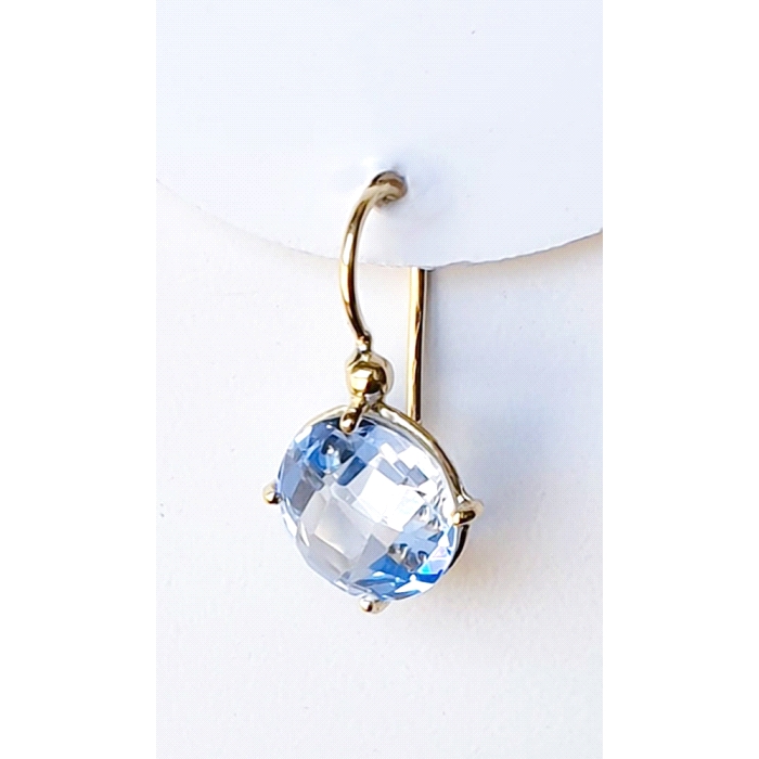 Pendientes  gancho redondo oro 18 kt