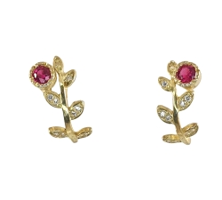 P.PEND ORO 18 KT  COLOR FINO CIRCONITAS                                                             