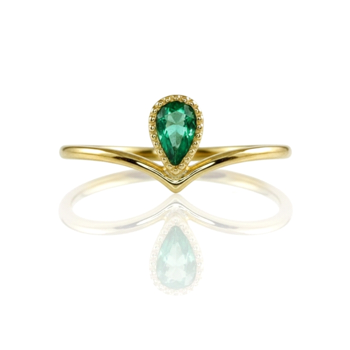 Anillo oro 18 kt color fino