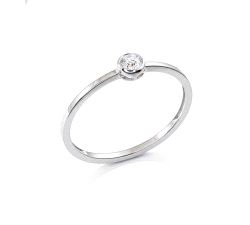 ANILLO ORO 18 KT 0.10 CT DIAMANTE                                                                   