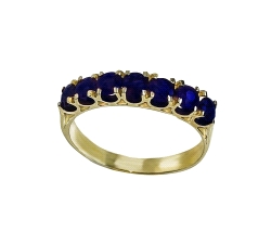 ANILLO  ORO 18 KT ZAFIRO                                                                            
