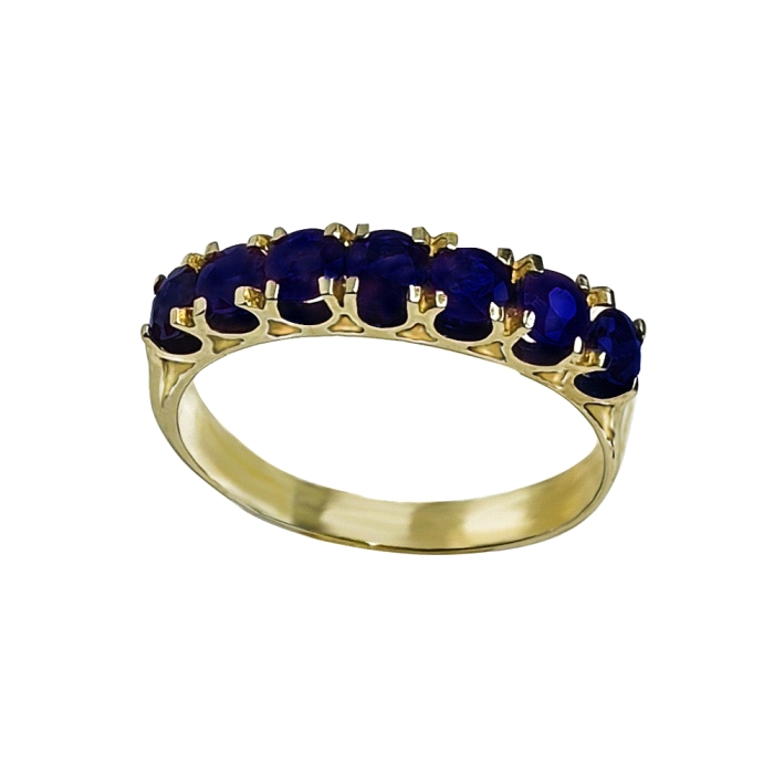 Anillo rubíes oro 18 kt