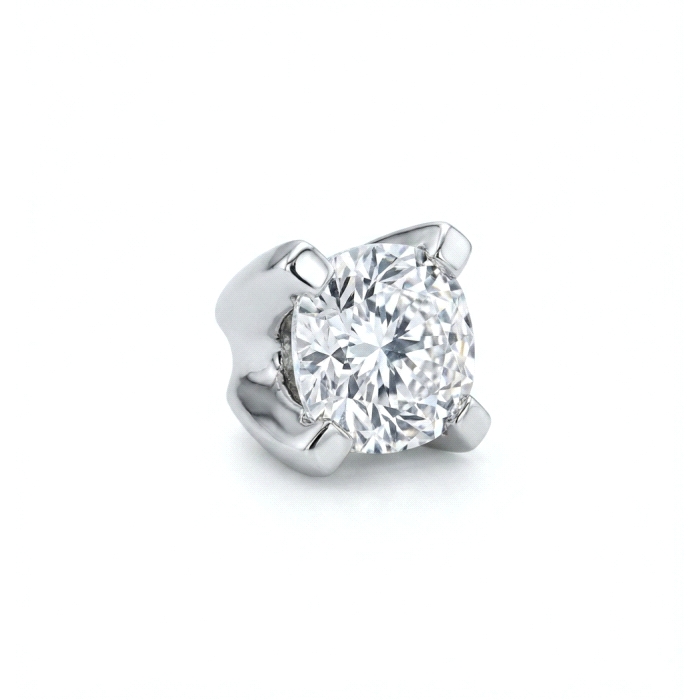 Pendientes oro 18 kt diamantes