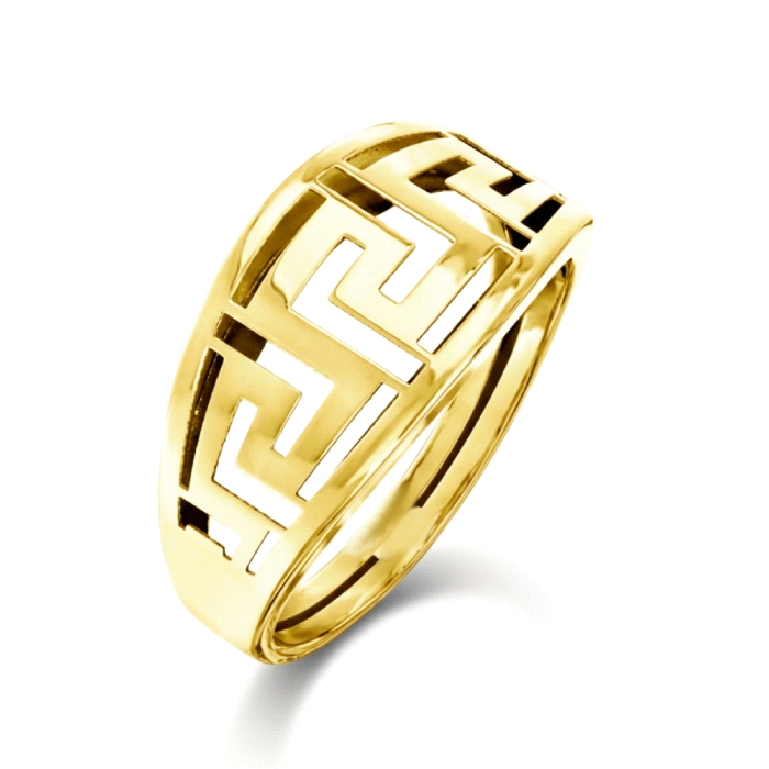 Anilllo ligero oro 18 kt