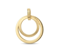 Colgante círculos oro 18 kt