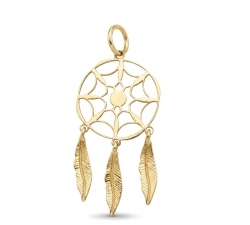 Colgante atrapasueños oro 18 kt