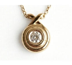 COLGANTE ORO 18 KT 0.10 CT DIAMANTE                                                                 