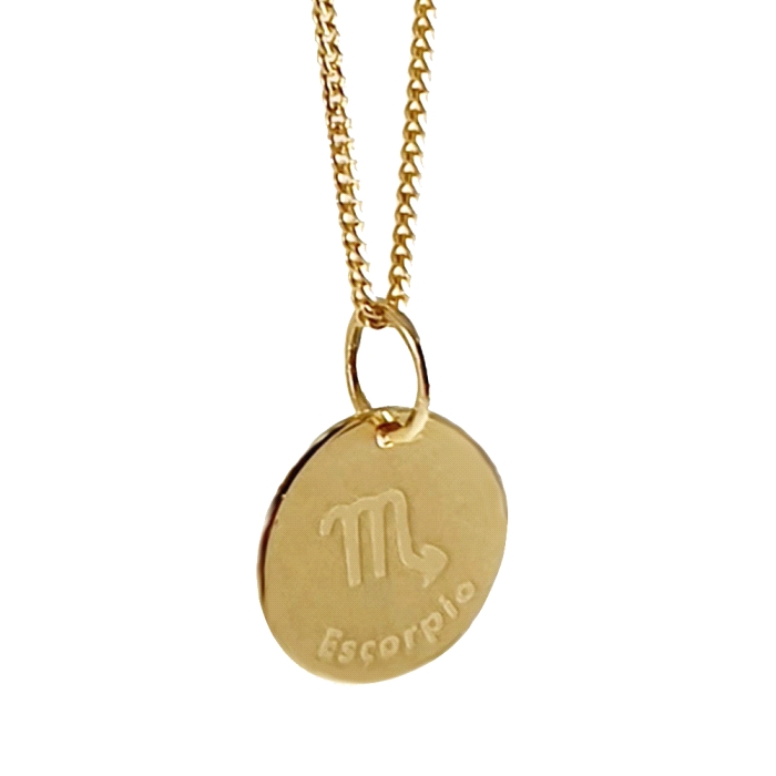 COLGANTE ESCORPIO ORO 18 KT AMARILLO