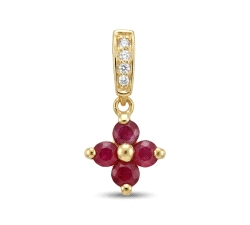 COLGANTE 18 KT 0.02 CT DIAM. COLOR FINO