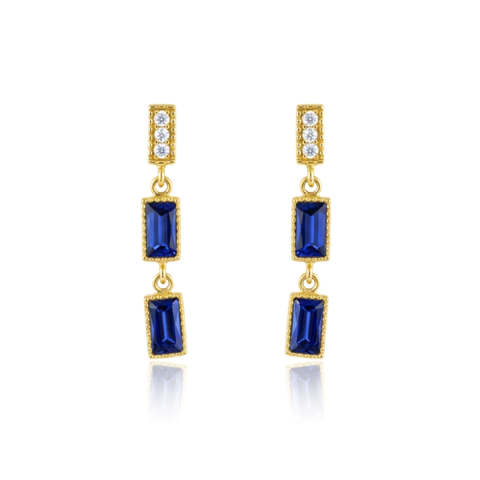 Pendientes oro 18 kt color fino 0.07 ct diamantes