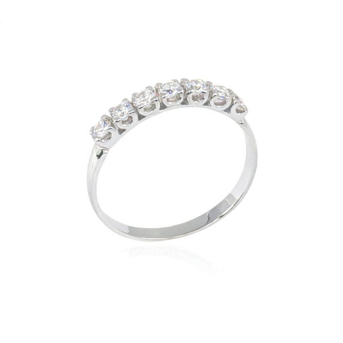 Anillo oro 18 kt 0.39 ct diamantes