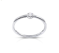 ANILLO ORO 18 KT 0.07 CT DIAMANTE