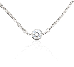 GARGANTILLA  0.065 CT DIAMANTE