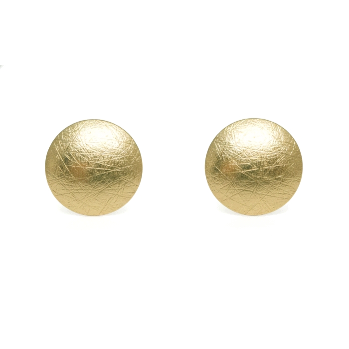 Pendientes oro 18 kt redondo