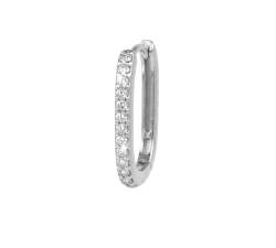Rectángulos articulados oro 18 kt 0.13 ct diamantes