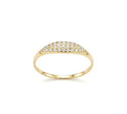 ANILLO ORO ORO 18 KT  0.13 CT DIAM