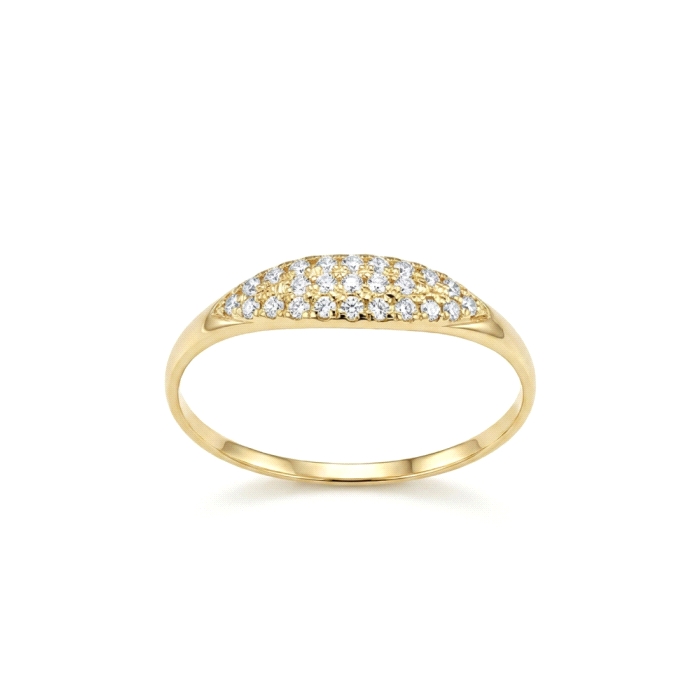 Anillo oro oro 18 kt 0.13 ct diamantes