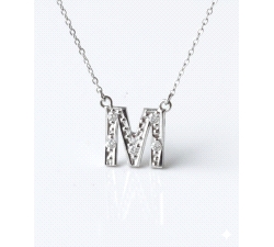 GARGANTILLA INICIAL ORO 18 KT DIAMANTES