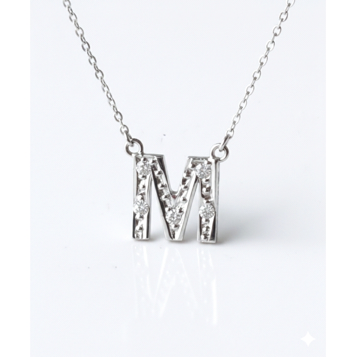 GARGANTILLA INICIAL ORO 18 KT DIAMANTES