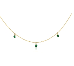 GARGANTILLA REDONDO ORO 18 KT COLOR FINO