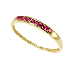 ANILLO ORO 18 KT COLOR FINO