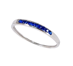 Anillo oro 18 kt color fino 0.09 ct